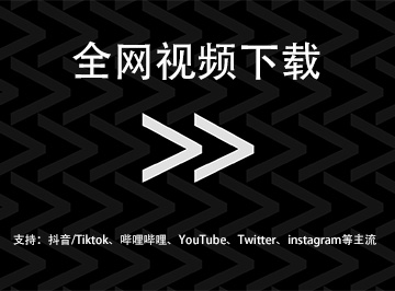 社媒视频下载（支持B站、tiktok、YouTube等主流）