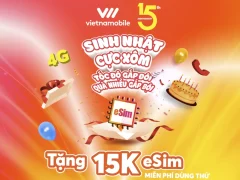 越南 Vietnamobile Prepaid eSIM电话卡