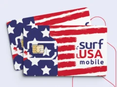 美国流量卡 Surf USA Mobile 无限量短信通话
